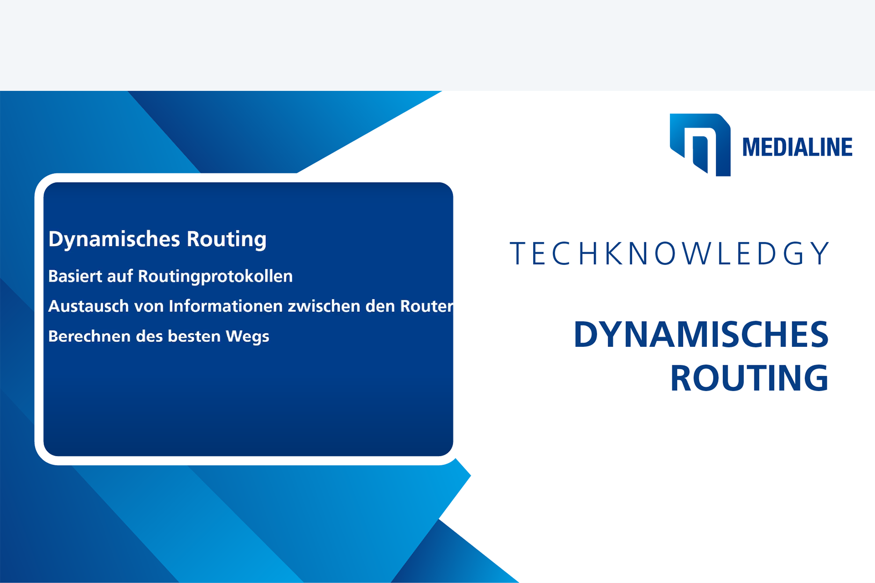 Techknowledgy - dynamisches Routing 