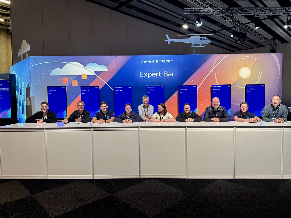  Die EXPERT BAR ist geöffnet – VMware Explore Auftakt! 