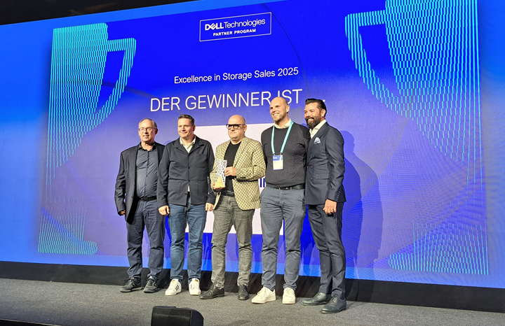 Medialine erhält Dell Technologies Award Excellence in Storage Sales 2025