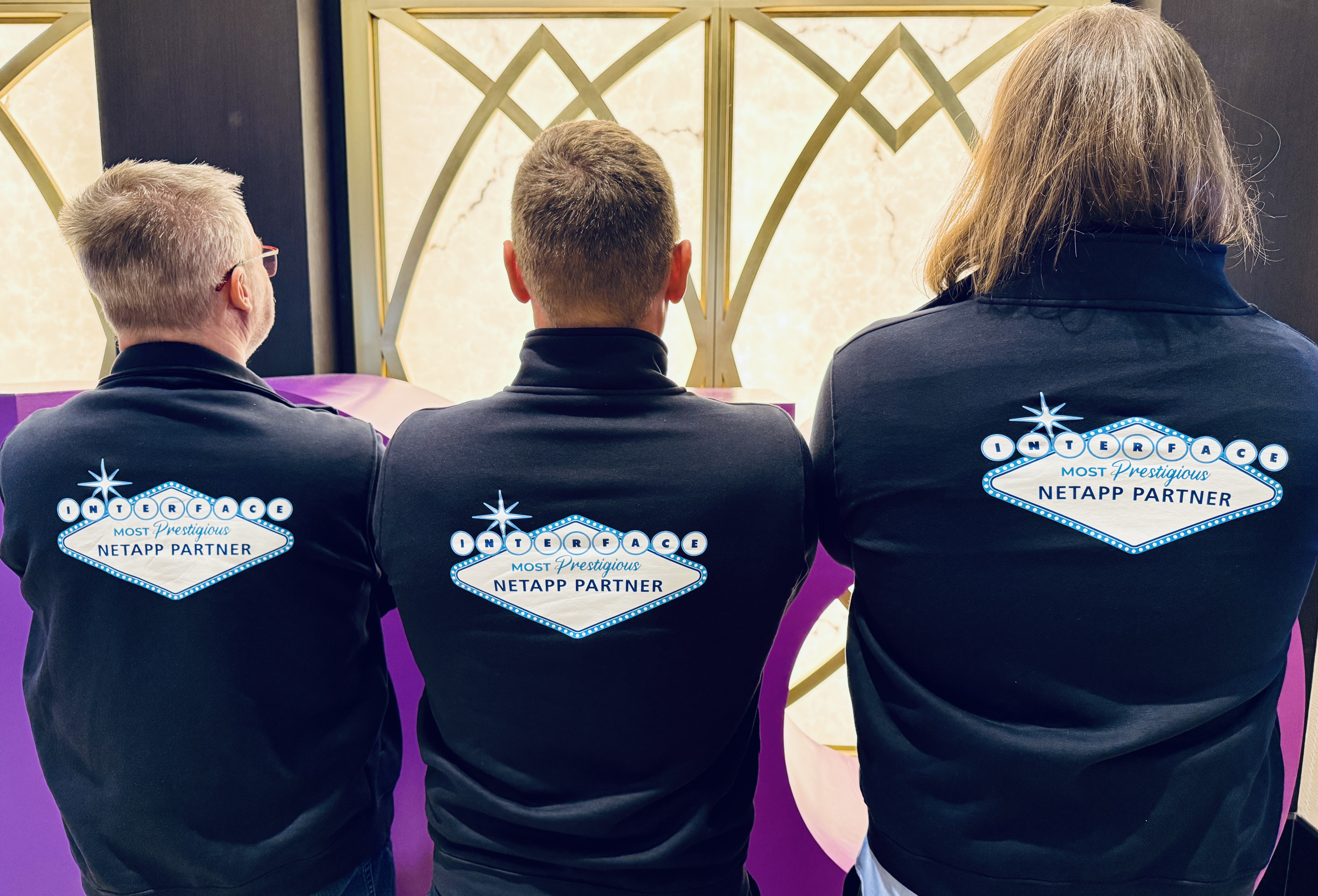 interface as the most prestigious NetApp partner auf der NetApp Insight 2025 